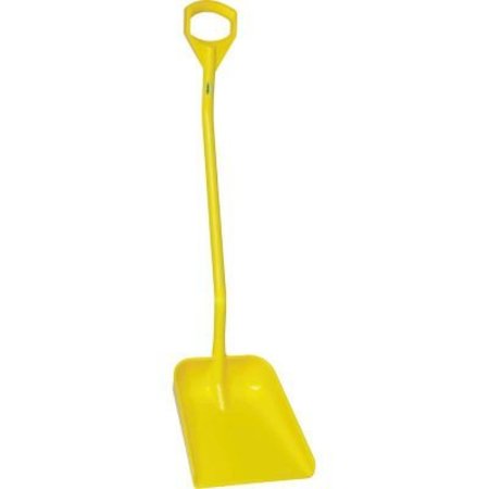 REMCO Vikan Ergonomic Shovel- Large Blade, Yellow 56016